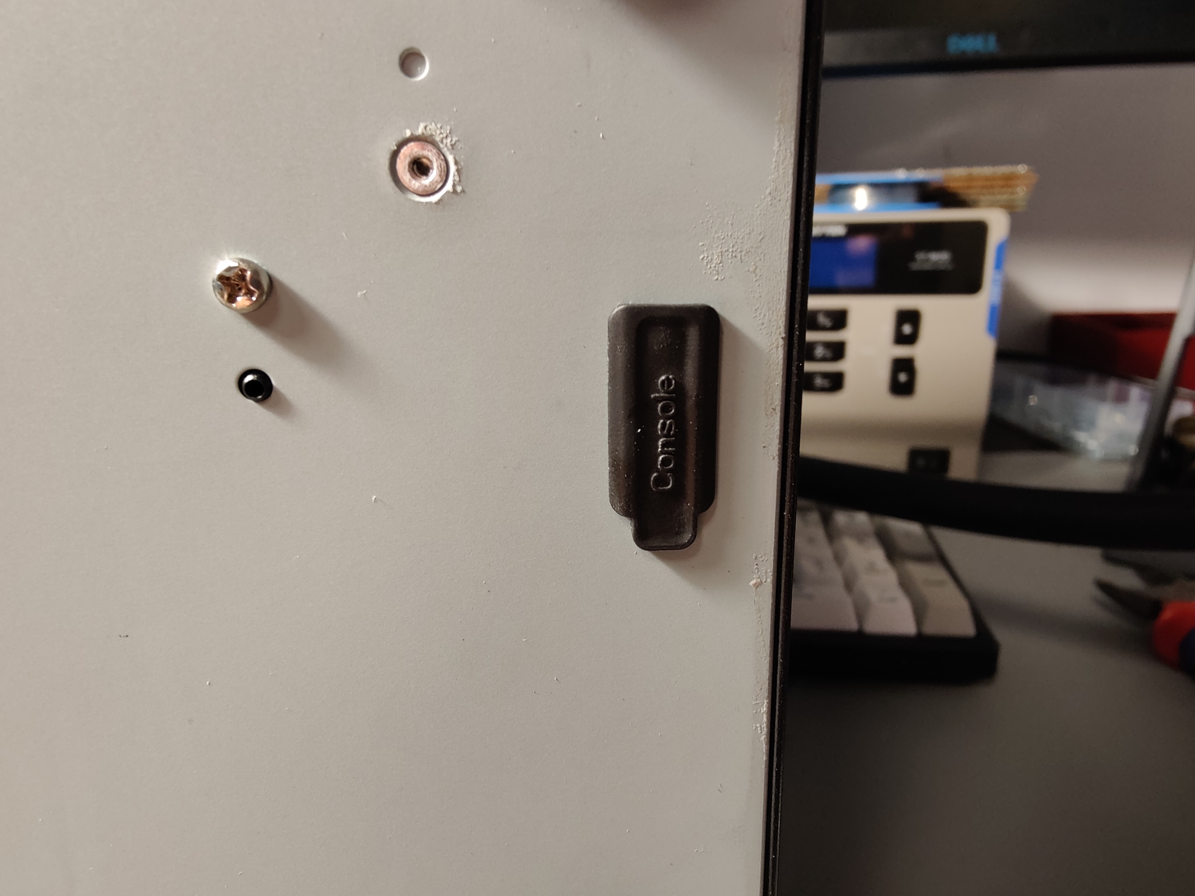 Picture of the console port